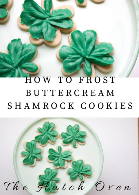 How to frost shamrock cookies for St. Patrick's day