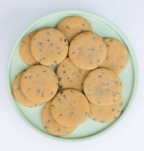 chocolate chip cut out cookies, recipe by emily hutchinson
